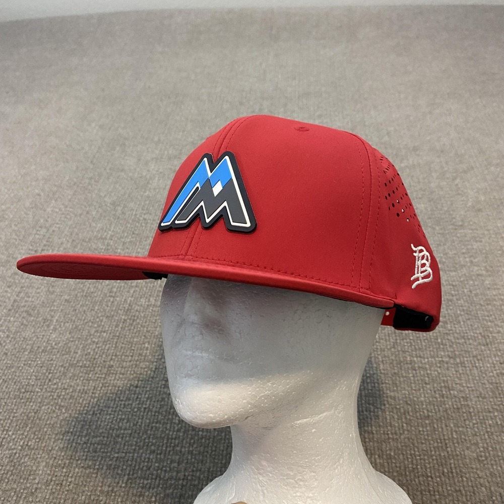 Arizona Diamondbacks Hat Cap Snap Back Branded Bills Red Baseball Mens One Size